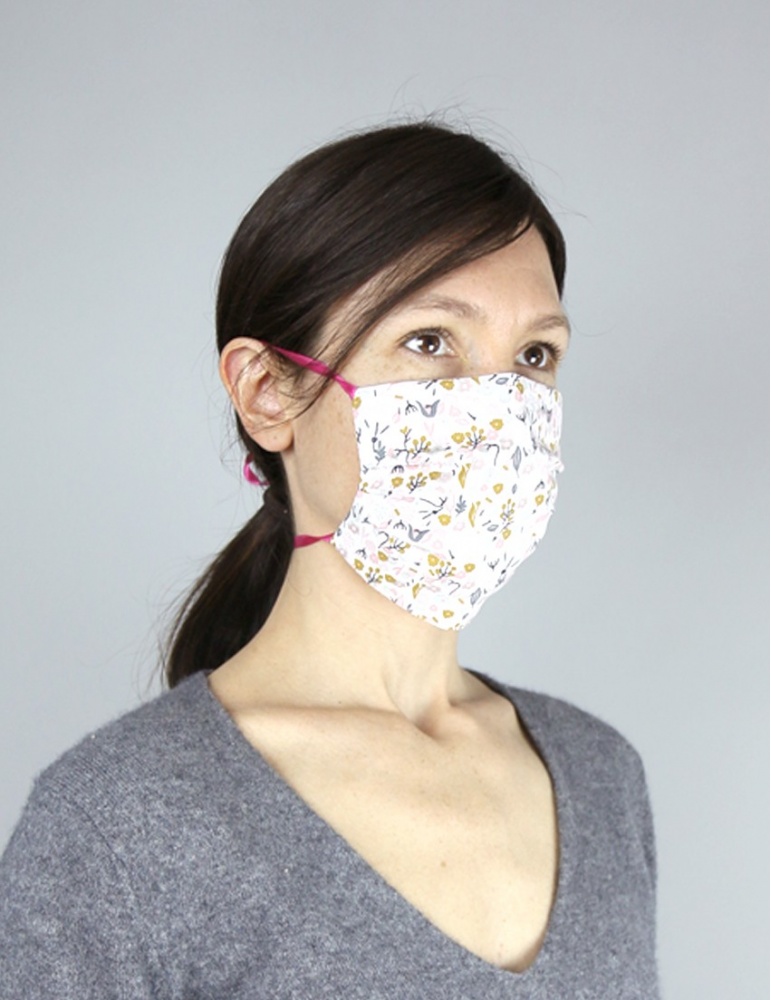 A photo of a finished Mask with Non-Removable Filter.