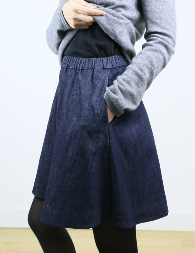 新品♡ bonjour skirt dress ＆scarf 8Y♡ bonjour.jpg
