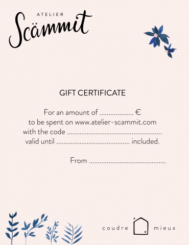 Gift certificate to send by email